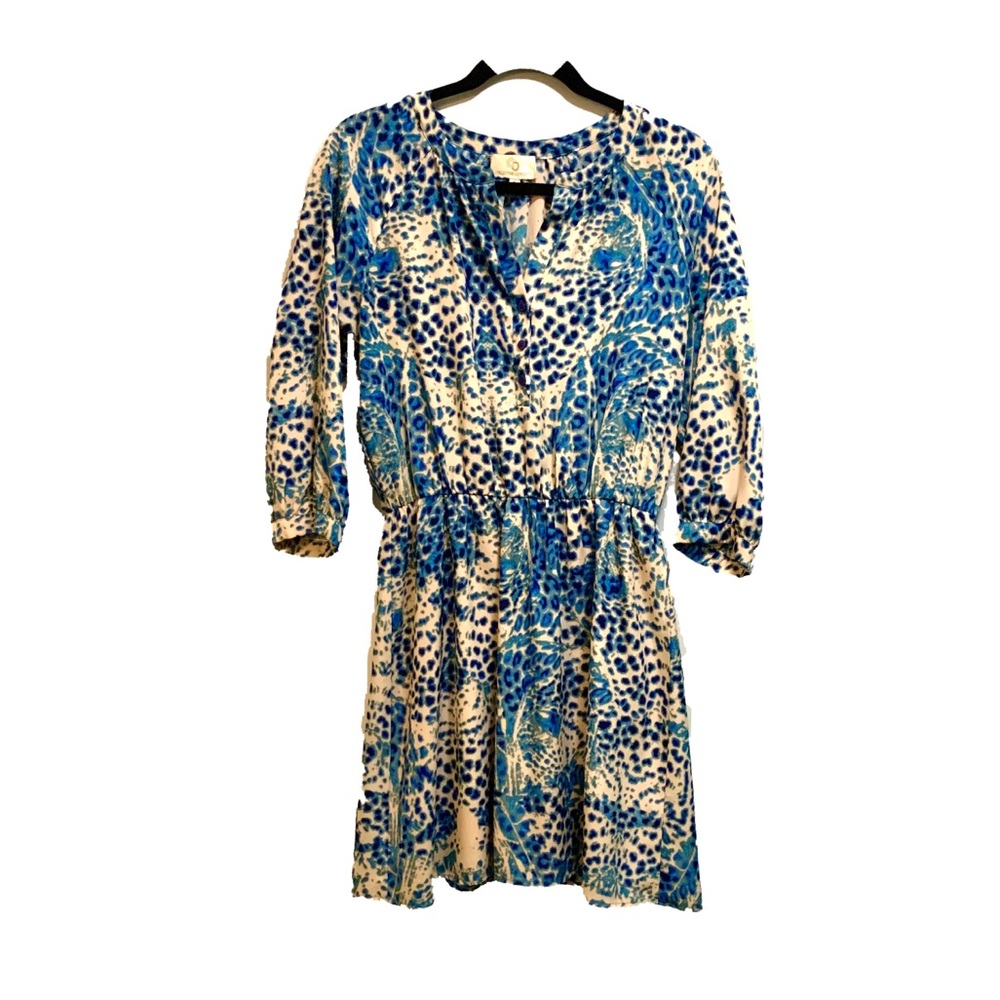 Collective Concepts Animal Print Midi Dress Small